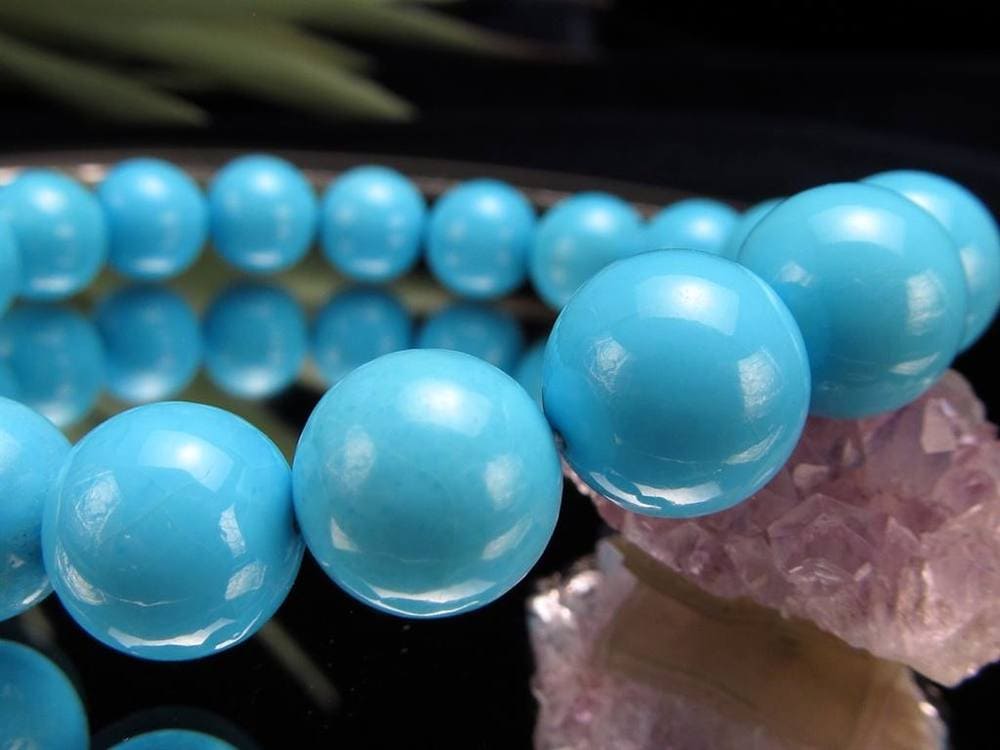 ターコイズ トルコ石 スリーピングビューティー ブレスレット 12月の誕生石