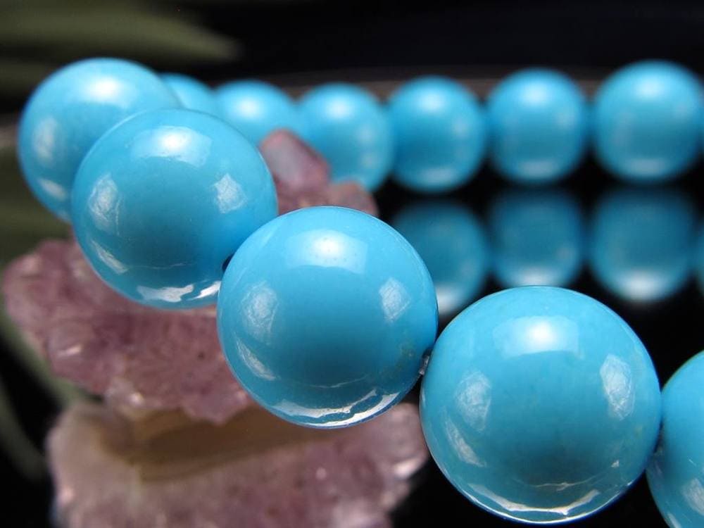 ターコイズ トルコ石 スリーピングビューティー ブレスレット 12月の誕生石