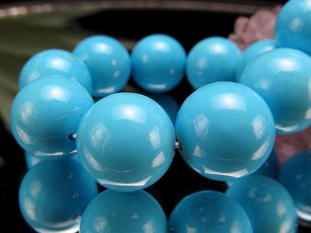 ターコイズ トルコ石 スリーピングビューティー ブレスレット 12月の誕生石