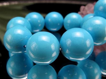 ターコイズ トルコ石 スリーピングビューティー ブレスレット 12月の誕生石