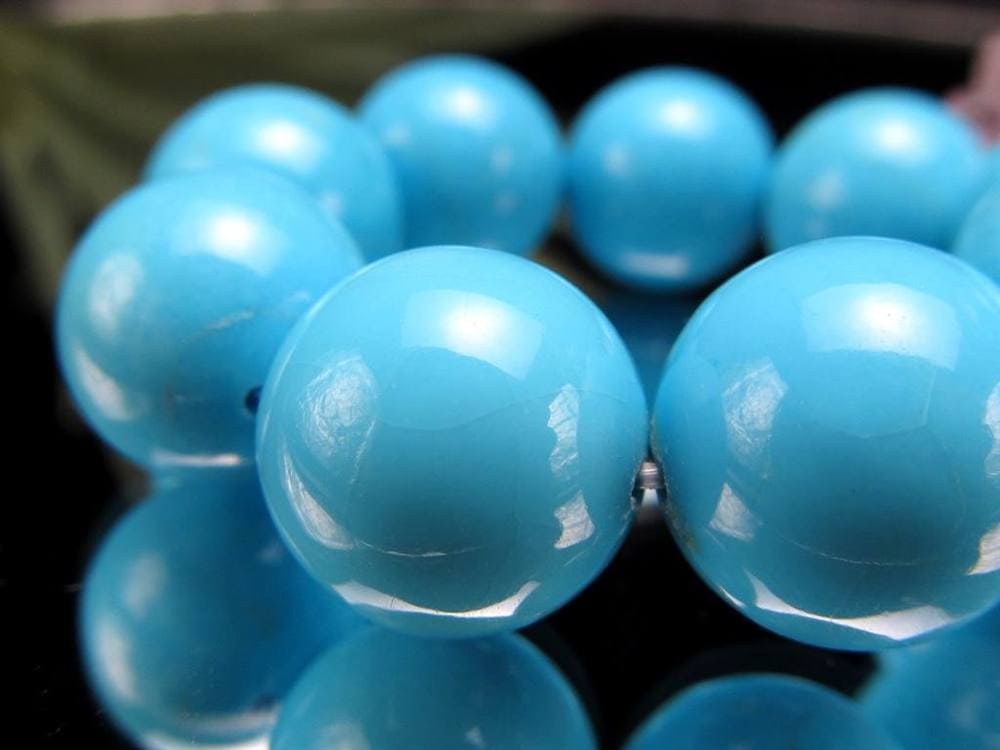 ターコイズ トルコ石 スリーピングビューティー ブレスレット 12月の誕生石