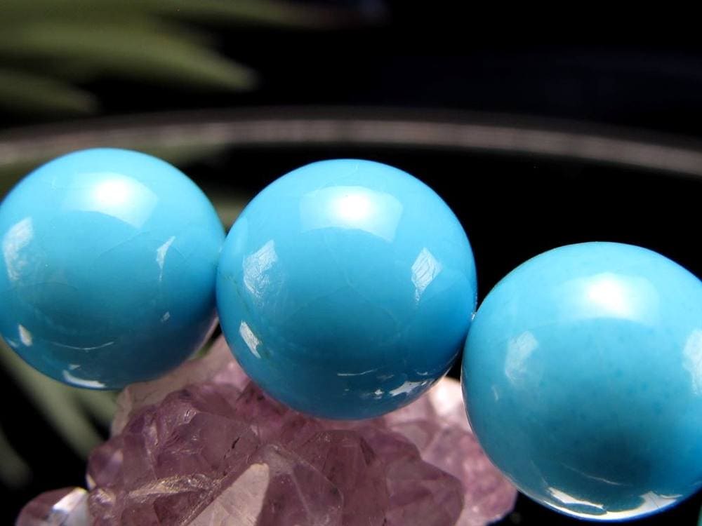 ターコイズ トルコ石 スリーピングビューティー ブレスレット 12月の誕生石