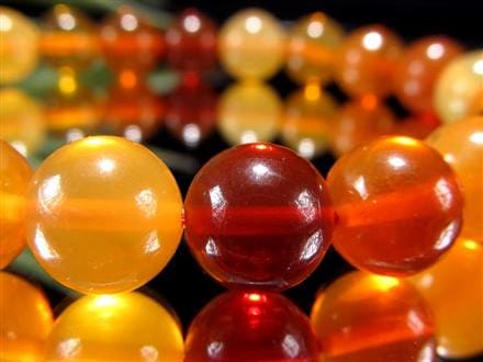 ファイアオパール タンブルブレスレット ファイヤーオパール レッドオパール 蛋白石