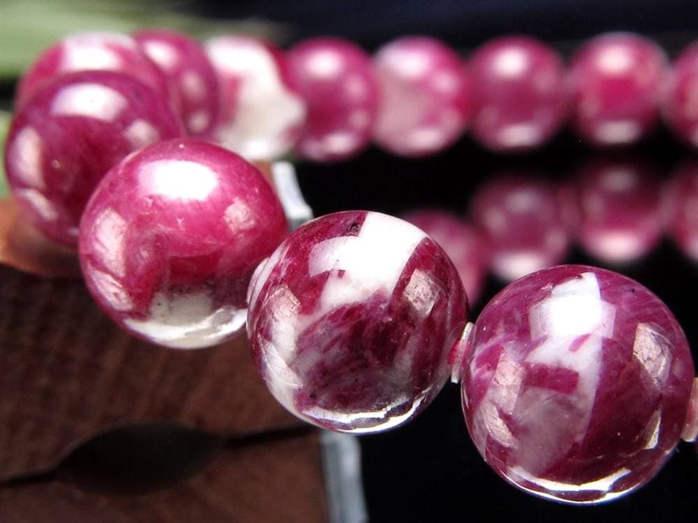 ルビーインクォーツ 水晶 石英 シリカ ブレスレット