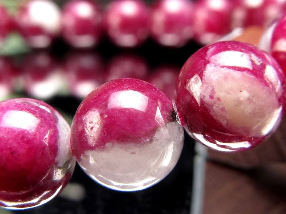 ルビーインクォーツ 水晶 石英 シリカ ブレスレット