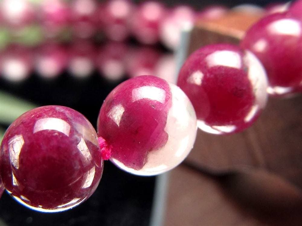 ルビーインクォーツ 水晶 石英 シリカ ブレスレット