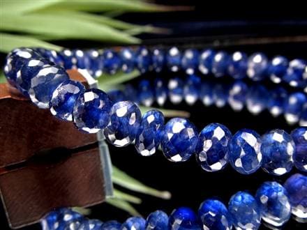 サファイア ブレスレット コランダム ボタンカット 9月の誕生石