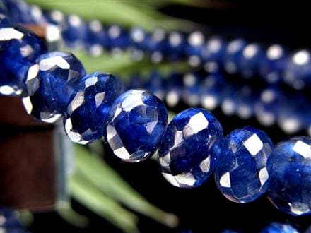 サファイア ブレスレット コランダム ボタンカット 9月の誕生石