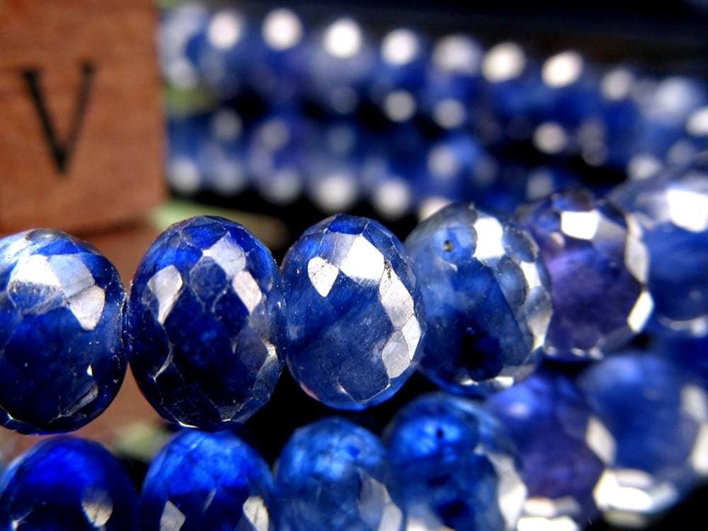 サファイア ブレスレット コランダム ボタンカット 9月の誕生石