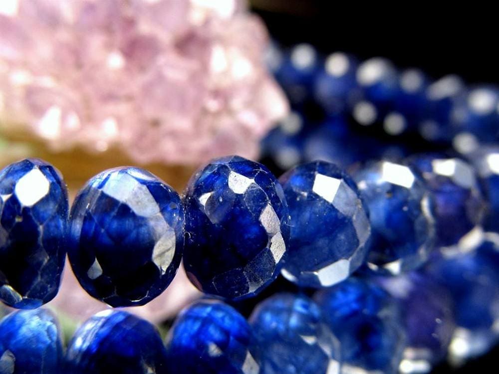 サファイア ブレスレット コランダム ボタンカット 9月の誕生石