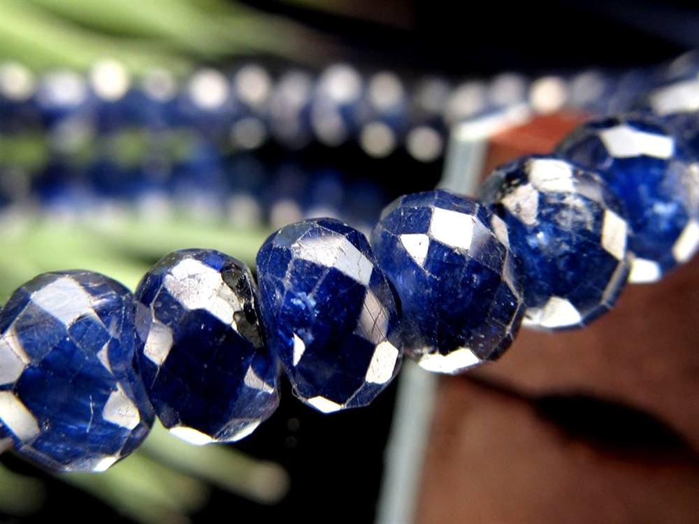 サファイア ブレスレット コランダム ボタンカット 9月の誕生石