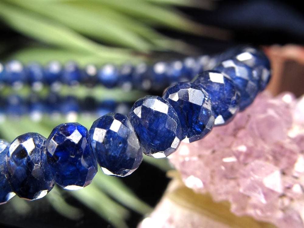 サファイア ブレスレット コランダム ボタンカット 9月の誕生石