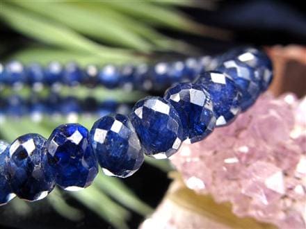 サファイア ブレスレット コランダム ボタンカット 9月の誕生石