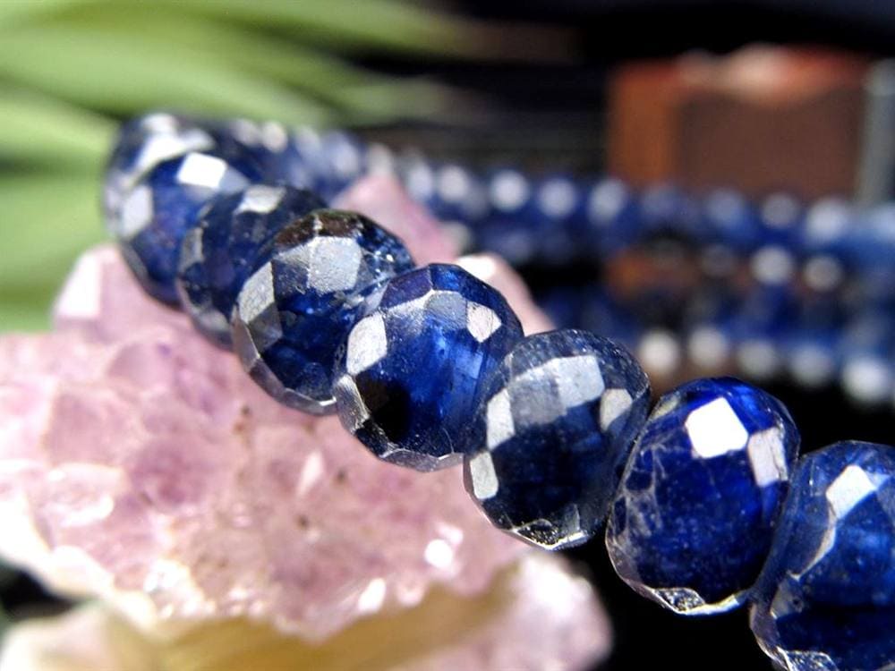 サファイア ブレスレット コランダム ボタンカット 9月の誕生石