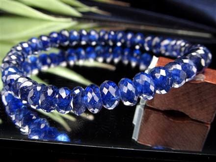 サファイア ブレスレット コランダム ボタンカット 9月の誕生石