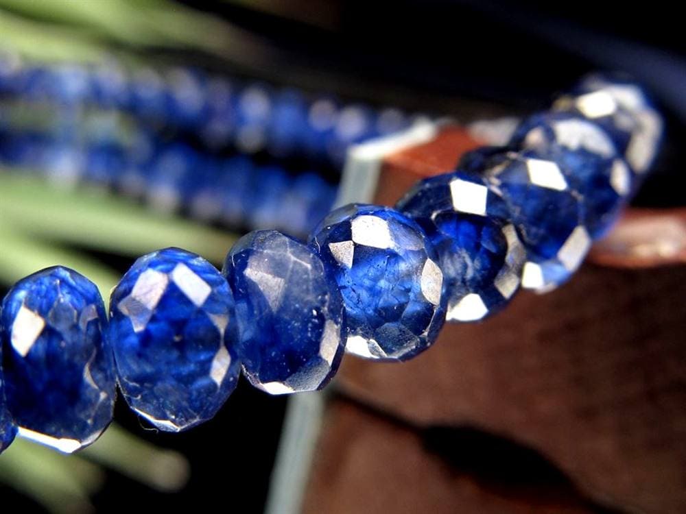 サファイア ブレスレット コランダム ボタンカット 9月の誕生石