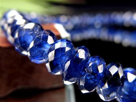 サファイア ブレスレット コランダム ボタンカット 9月の誕生石