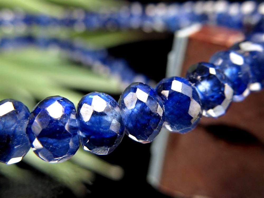 サファイア ブレスレット コランダム ボタンカット 9月の誕生石