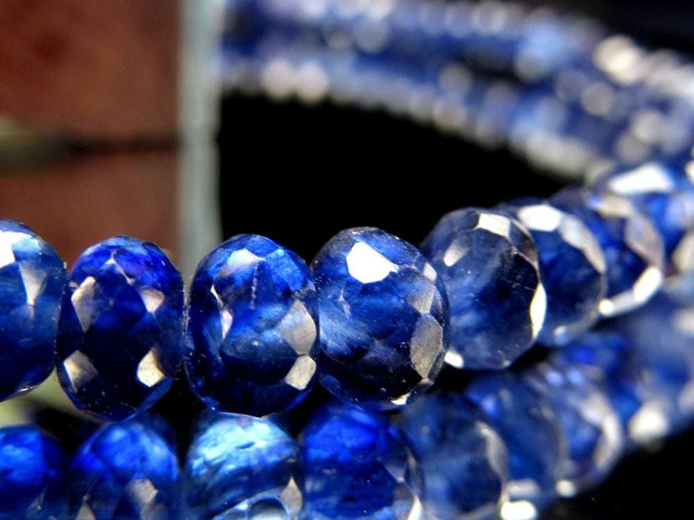 サファイア ブレスレット コランダム ボタンカット 9月の誕生石