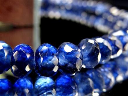 サファイア ブレスレット コランダム ボタンカット 9月の誕生石