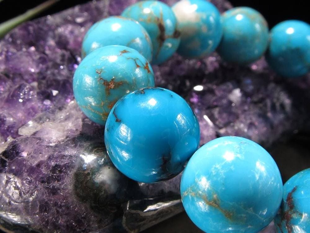 ターコイズ ブレスレット 12月の誕生石 トルコ石 ネイティブアメリカン