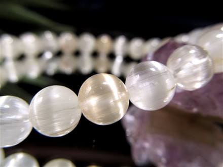 トパーズ キャッツアイトパーズ ブレスレット 黄玉 シャトヤンシー効果