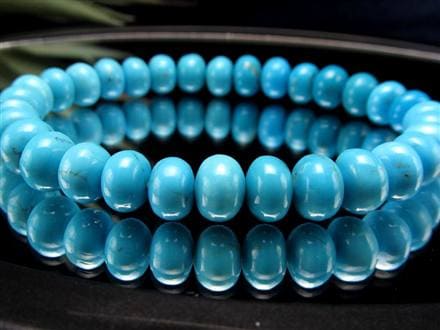 キングマン ターコイズ トルコ石 ブレスレット 12月の誕生石 スカイストーン