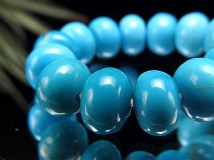 キングマン ターコイズ トルコ石 ブレスレット 12月の誕生石 スカイストーン