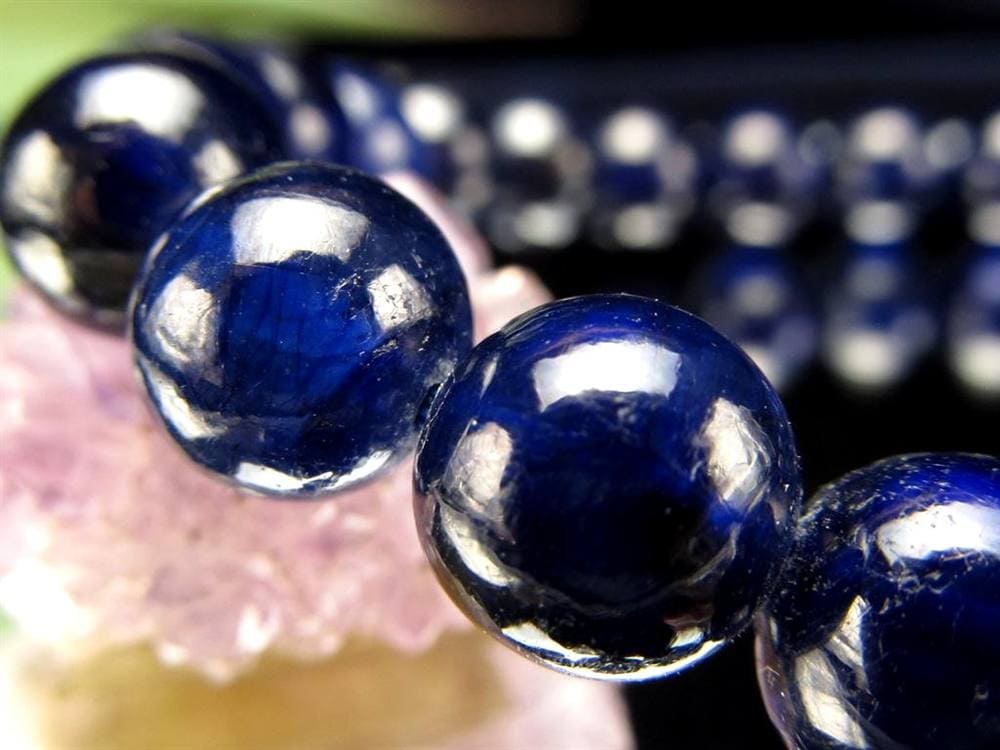 サファイア 誕生石 ブレスレット 青玉 コランダム