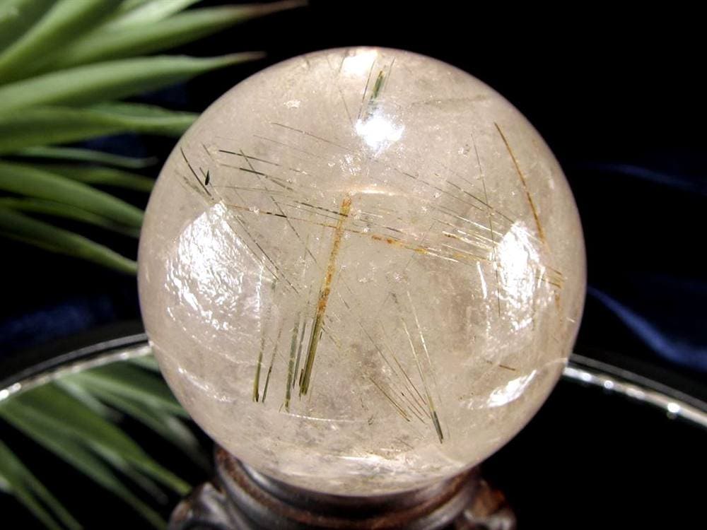 ルチルクォーツ 丸玉 ザギマウンテン スフィア ヒーラー