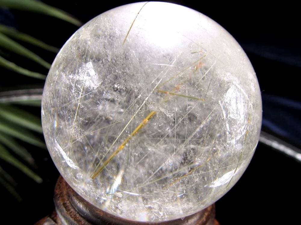 ルチルクォーツ 丸玉 ザギマウンテン スフィア ヒーラー