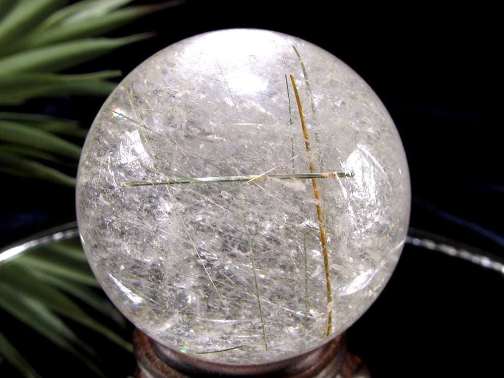 ルチルクォーツ 丸玉 ザギマウンテン スフィア ヒーラー