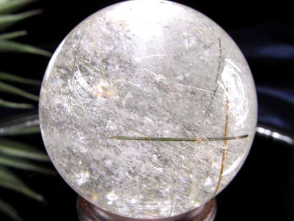 ルチルクォーツ 丸玉 ザギマウンテン スフィア ヒーラー