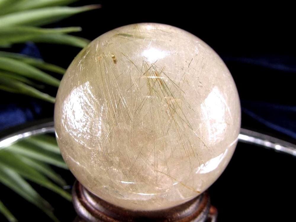 ルチルクォーツ 丸玉 ザギマウンテン スフィア ヒーラー