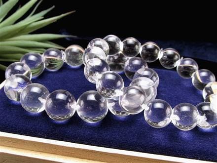 水晶 クリスタル ブレスレット クオーツ サイドドリル 横穴 天然石 パワーストーン
