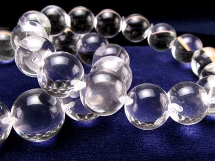 水晶 クリスタル ブレスレット クオーツ サイドドリル 横穴 天然石 パワーストーン