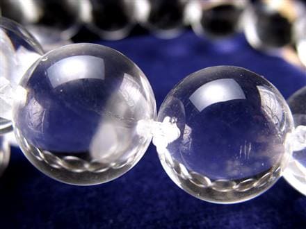 水晶 クリスタル ブレスレット クオーツ サイドドリル 横穴 天然石 パワーストーン