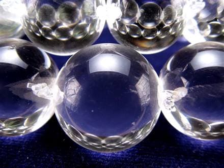 水晶 クリスタル ブレスレット クオーツ サイドドリル 横穴 天然石 パワーストーン