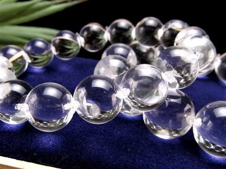 水晶 クリスタル ブレスレット クオーツ サイドドリル 横穴 天然石 パワーストーン