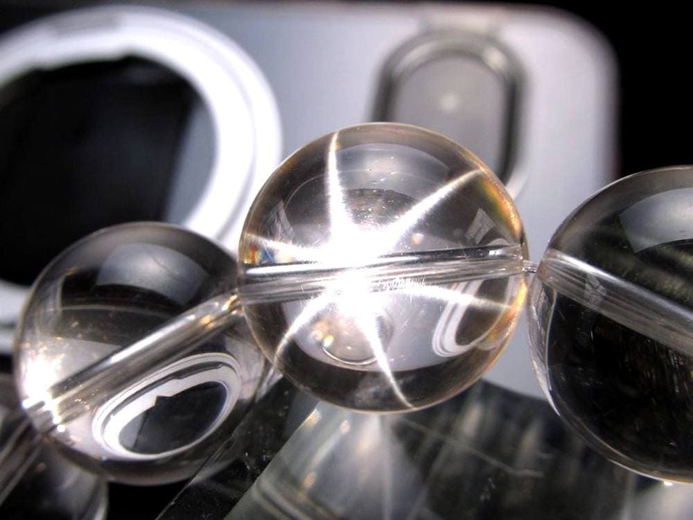 スター クォーツ 天然 水晶 ブレスレット