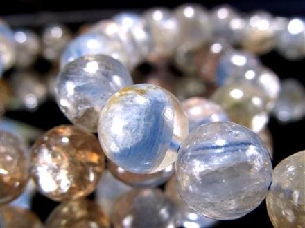 バイカラー カイヤナイト 藍晶石 ブレスレット グリーン