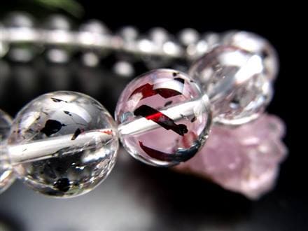 レピドクロサイト&ヘマタイトインクォーツ スーパーセブン ブレスレット セイクドリック ヘマタイトインクォーツ レピドクロサイトインクォーツ