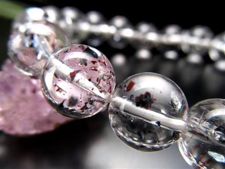 レピドクロサイト&ヘマタイトインクォーツ スーパーセブン ブレスレット セイクドリック ヘマタイトインクォーツ レピドクロサイトインクォーツ