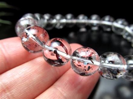 レピドクロサイト&ヘマタイトインクォーツ スーパーセブン ブレスレット セイクドリック ヘマタイトインクォーツ レピドクロサイトインクォーツ