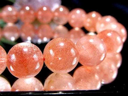 レピドクロサイト ブラックレピドクロサイト ストロベリークォーツ 苺水晶 ブレスレット