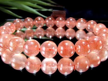 レピドクロサイト ブラックレピドクロサイト ストロベリークォーツ 苺水晶 ブレスレット