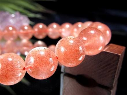 レピドクロサイト ブラックレピドクロサイト ストロベリークォーツ 苺水晶 ブレスレット