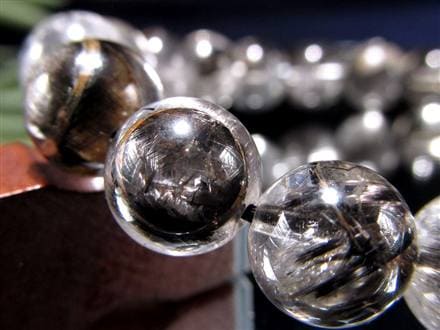 プラチナルチルクォーツ ブレスレット プラチナルチル ルチルレイテッドクォーツ ブルッカイト