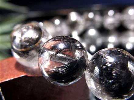 プラチナルチルクォーツ ブレスレット プラチナルチル ルチルレイテッドクォーツ ブルッカイト