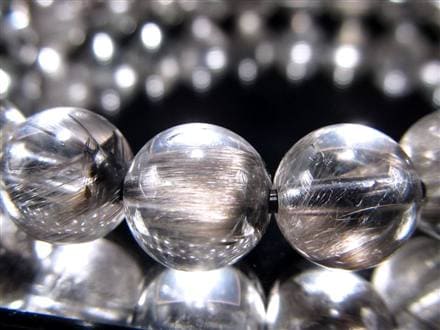 プラチナルチルクォーツ ブレスレット プラチナルチル ルチルレイテッドクォーツ ブルッカイト